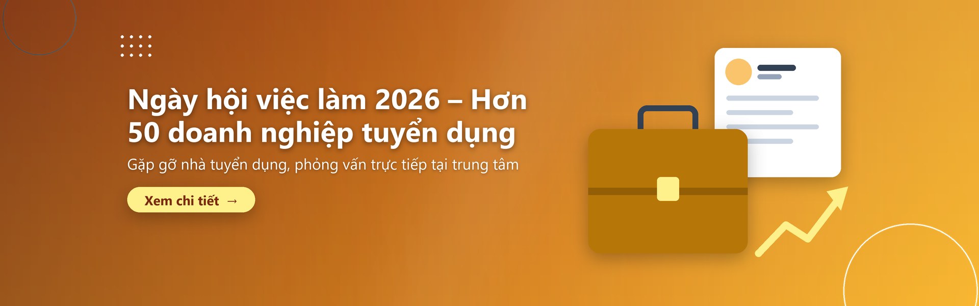 Ngày hội việc làm cho học viên năm 2026
